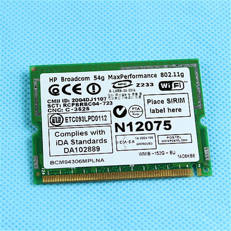 54 Mbps 2.4 GHz 802.11 b/g Мини PCI Безжичен WiFi Картичка За HP/ЗА DELL/ ЗА TOSHIBA/ЗА ACER/ЗА ASUS