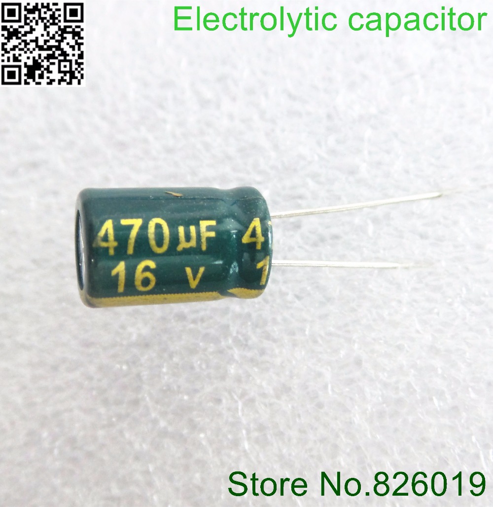 16V 470UF 8*12 висока фреквенција ниска отпорност алуминиум electrolytic capacitor 470uf 16v
