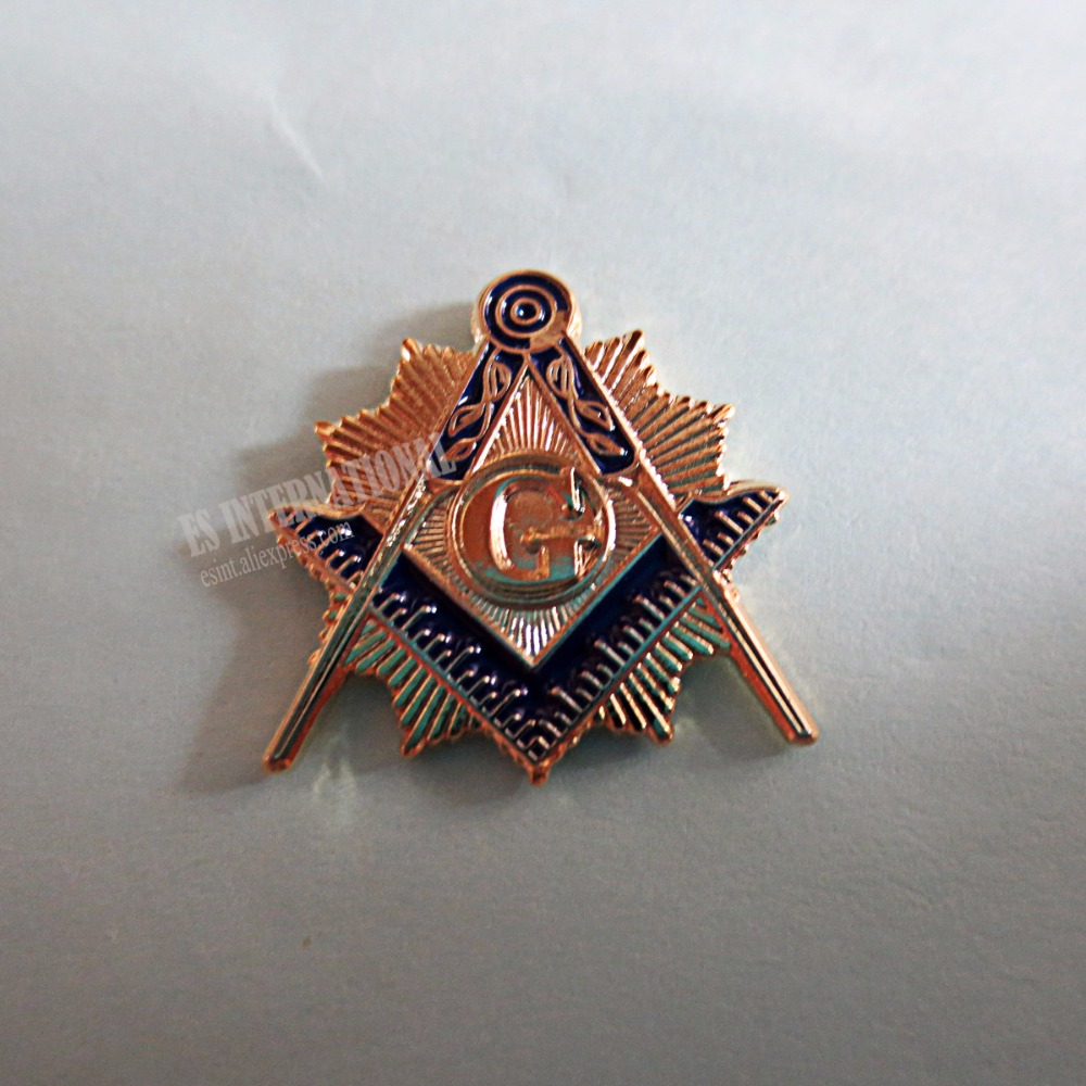 трговија на големо Masonic Lapel Иглички Значка Мејсон Freemason MLP43 големина 1.8 cm
