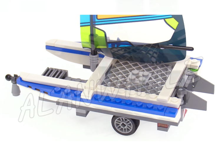 210pcs Град Голема Возила 4x4 со Catamaran Модел Градежни Блокови 10647 Соберат Комплет Тули Деца Играчки Компатибилен