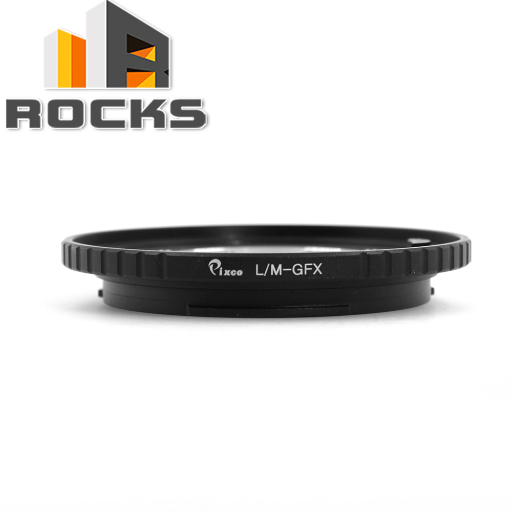 Pixco леќа адаптер одговараат за LM-GFX Адаптер одговараат за Leica M Планината Леќа за да одговараат за Fujifilm GFX Среден Формат Камера