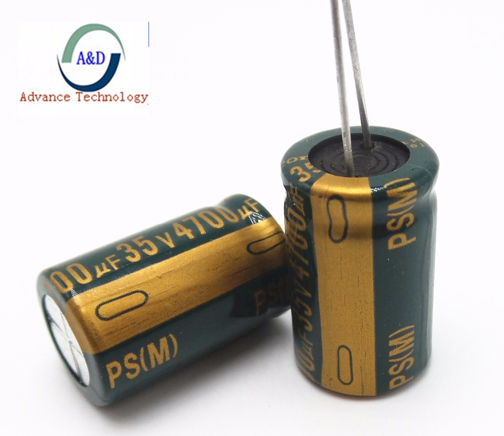 20pcs/многу 35V 4700UF 16*25 висока фреквенција ниска отпорност алуминиум electrolytic capacitor 4700uf 35v