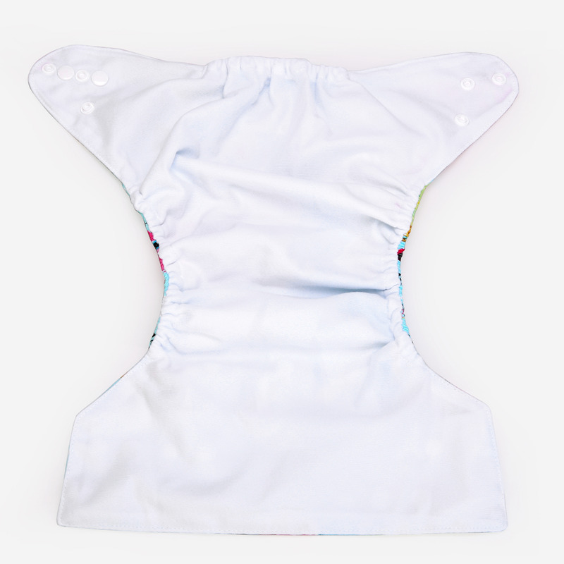 [Mumsbest] 2017 Нови Доаѓањето На Бебето Крпа Пелена Покрие Водоотпорен Цртан Филм Фокс Бебе Перат Пелени Џеб Обновливи