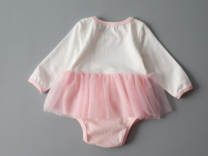 babzapleume лето бебе девојки облека младата rompers памук симпатична bodysuits+капи+Лигавче новороденче облека