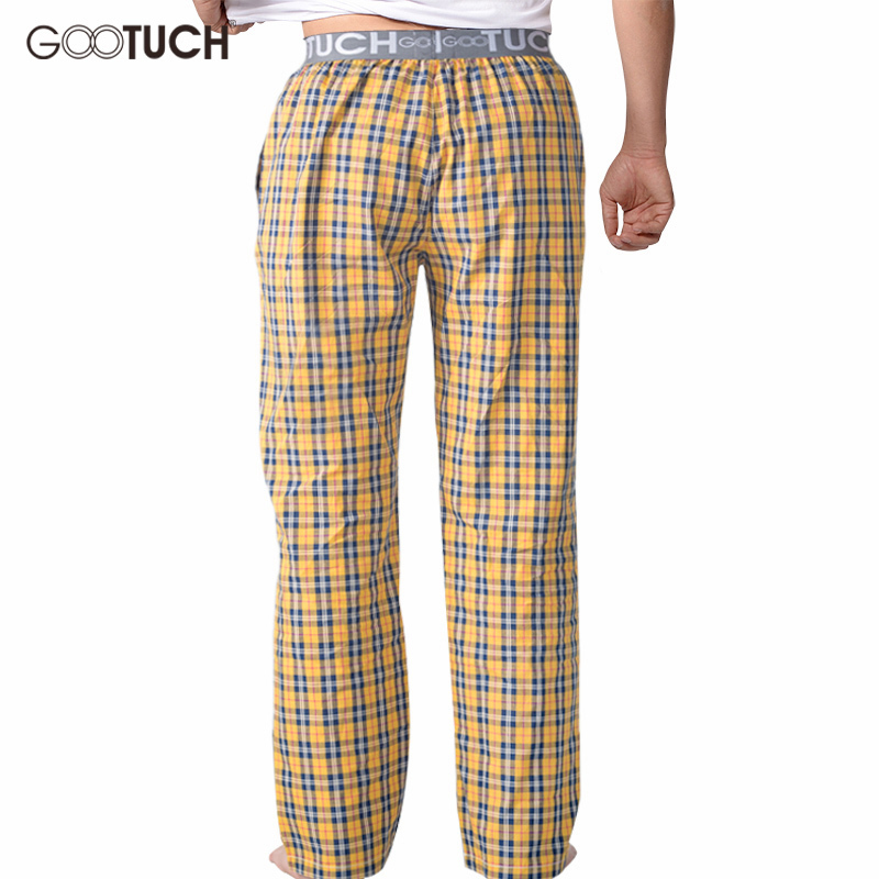 Plaid Мажите Спиење Bottoms Проверете Pajama Панталони Мажите долна облека Piyamas Панталони Ткаени Mens Дневна Панталони Удобно Pantalon G-2505