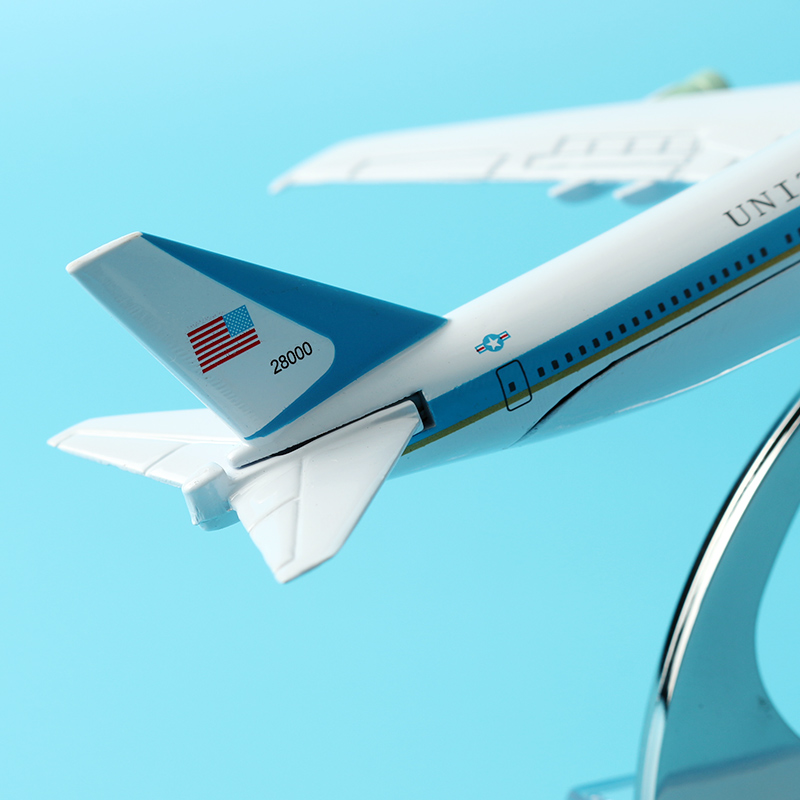 16cm 1:300 САД Авиокомпании Боинг 747-200 Авионот Airbus Модел на Обединетите Членка Легура Модел Авијација Авион Авионот Модел Стојат Занает