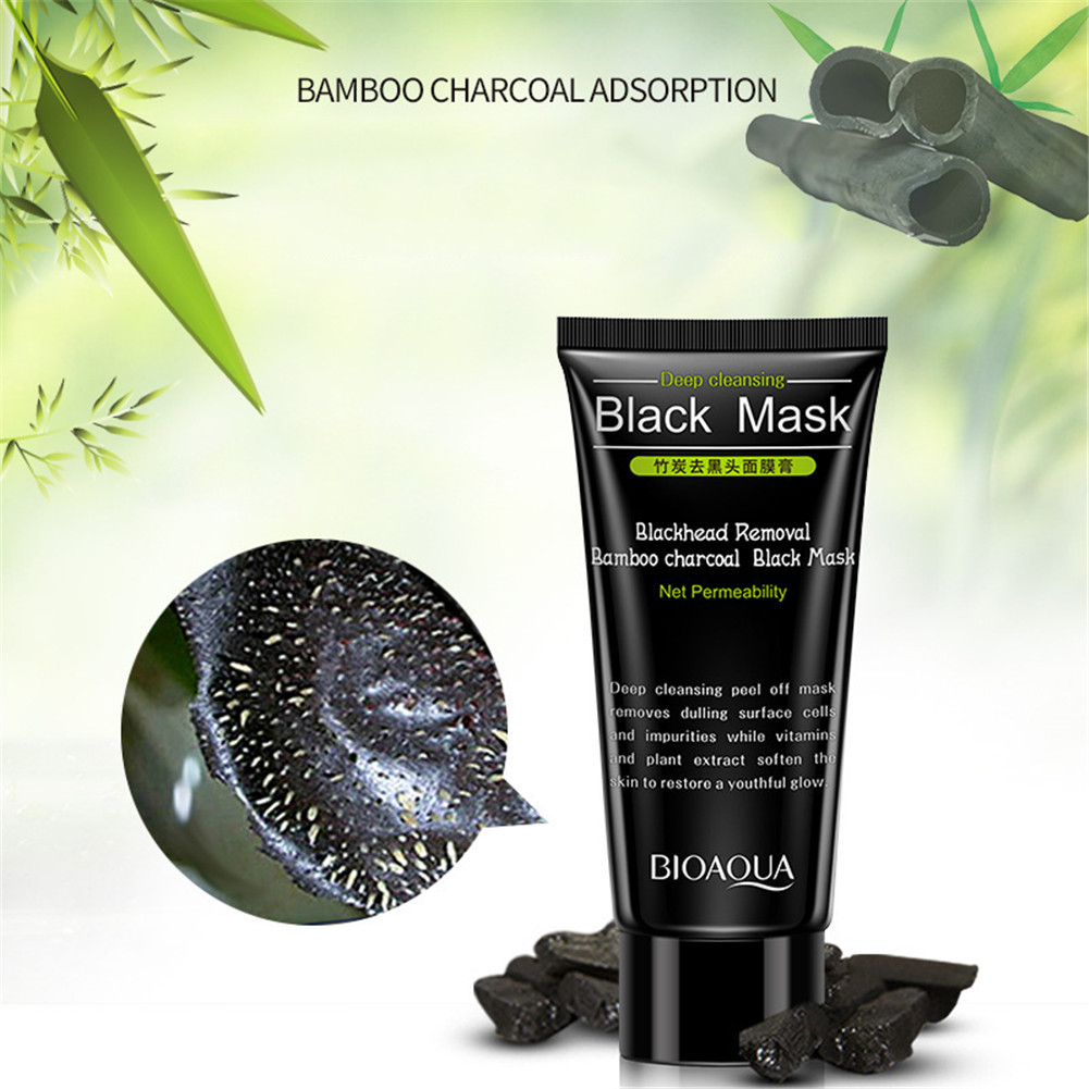 BIOAQUA Blackhead Отстрани Лицето Маски за Длабоко Чистење Прочистувачките Кора Исклучување Црна Nud се Соочуваат со Црна Маска, Црна Глава Лента maquiagem