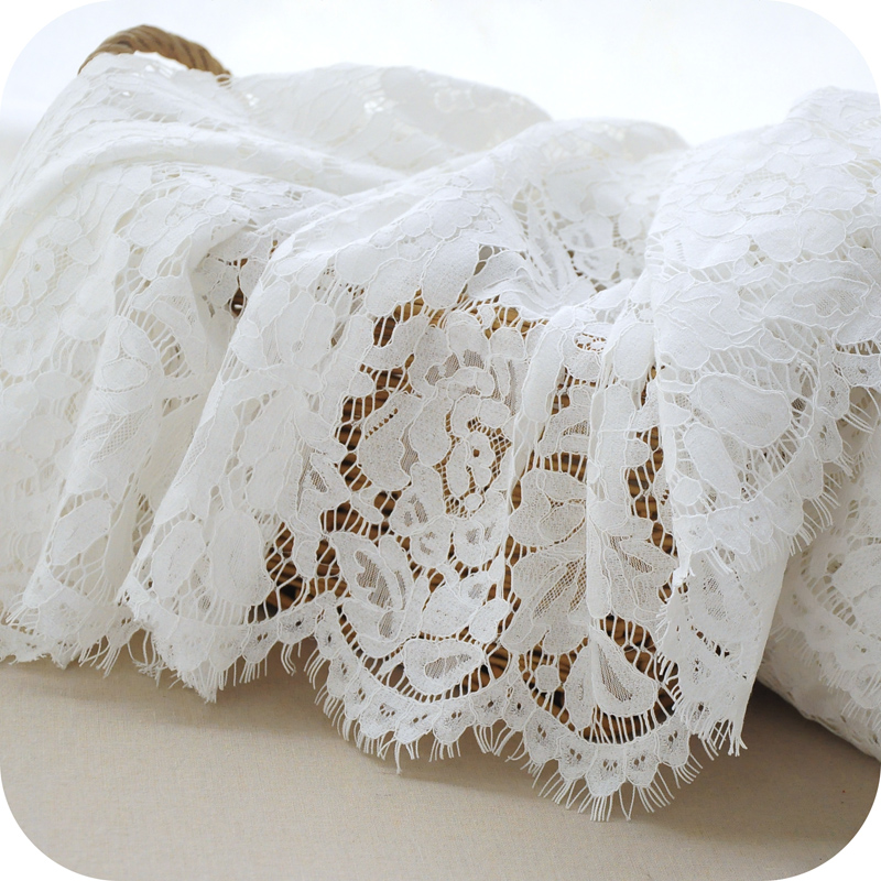 Чипка везови крпа,DIY фустан, здолниште материјал додатоци,ткаенини за крпеница,140cm*150cm