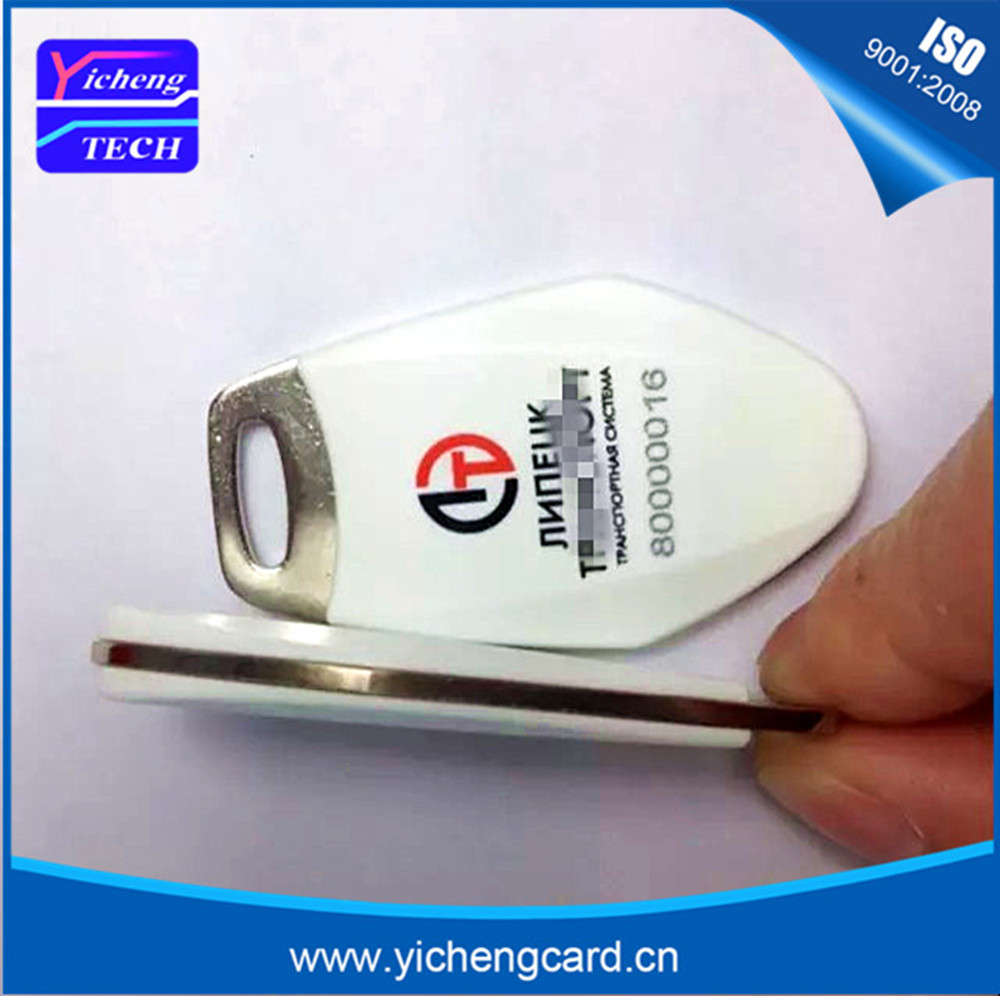 Нови пристигнување 100pcs/многу 13.56 MHz RFID IC Копче Ознаки Keyfobs Токен NFC ОЗНАКА Keychain За Arduino може да биде со прилагодено лого печатење