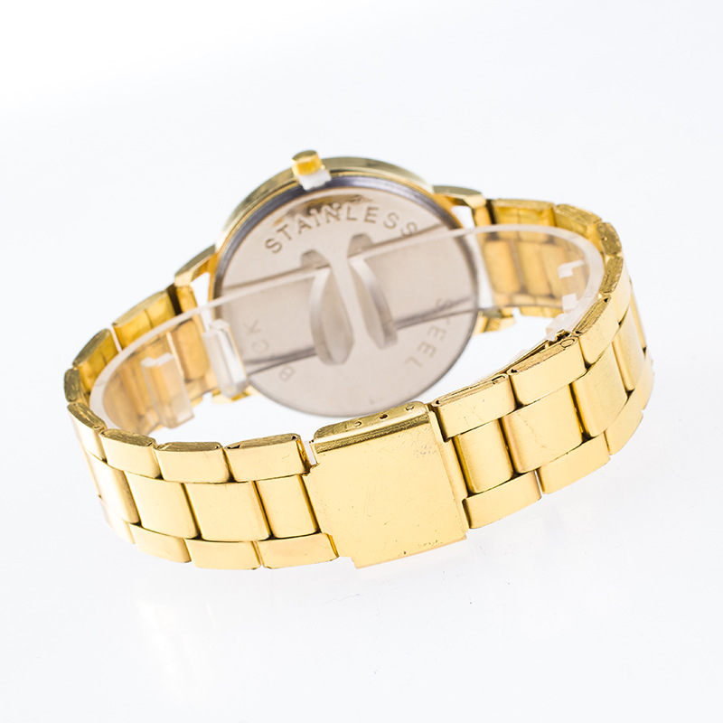 Модни Луксузни Жените Кварц рачен часовник Челик Рака Rhinestones Фустан Види Женска Нараквица Види Relogio Feminino
