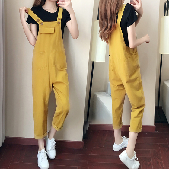 жените' лето памук лабава о вратот жолта симпатична pullover две парче сет со глуждот должина панталони тренерки за жените плус големина