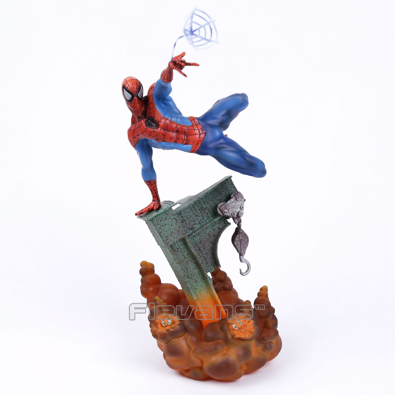 Sideshow Спајдермен Неверојатни Spider-man ПВЦ Слика Колекционерски Модел Играчка 2 Бои 29cm
