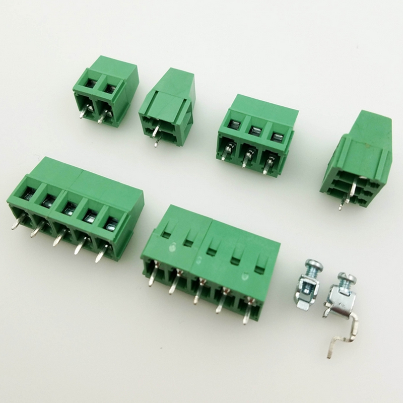 5pcs/многу PCB завртка тип жици терминал KF128-5.0 MM 2P 3P 4P 5P 6P 7P CE сертификација железната кутија