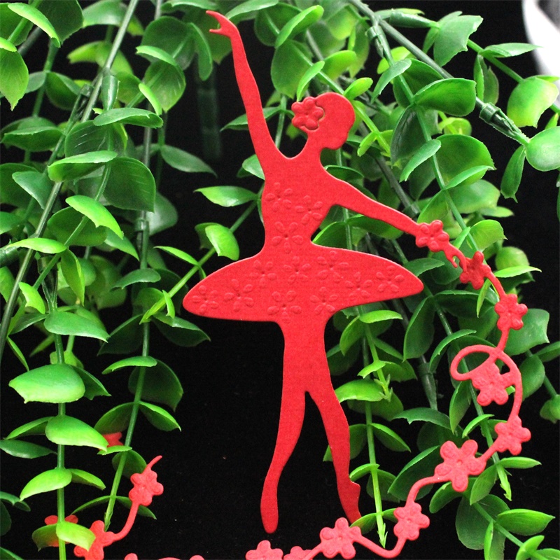 KSCRAFT Танцување Девојка Метал Cutting Умира Stencils за DIY Scrapbooking/фото албум Декоративни Втиснување DIY Хартија
