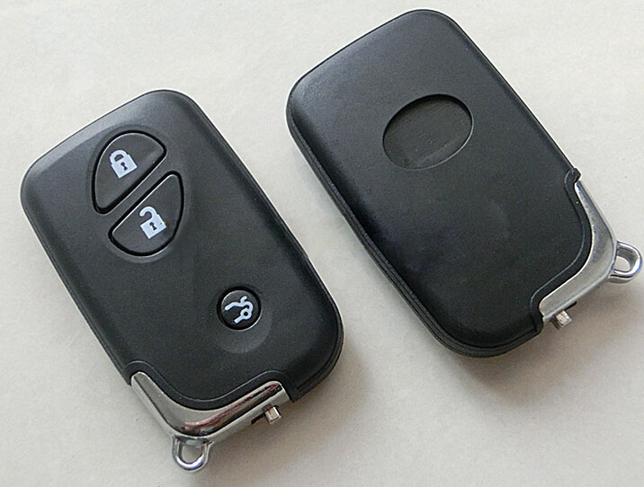 3 Копчиња Smart Картичка Далечински копче Школка Случај За Toyota, Lexus Екс-КАРАТНО GX ГШ LS RX РК Со Smart Key Сечилото