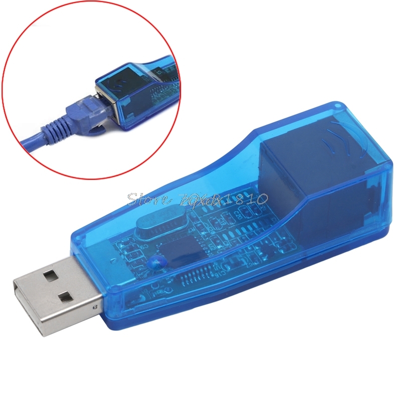 Ethernet USB 2.0 Да Lan RJ45 Мрежна Картичка Адаптер 10/100 Mbps За Лаптоп КОМПЈУТЕР Z07 Капка брод