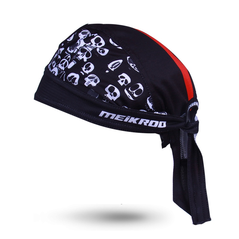 Оригиналниот Meikroo черепот велосипедист црни Очила Headwear Велосипед Bandana велосипедизам Пиратски Headband капа