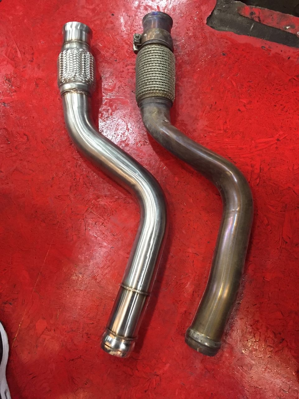 3inch catless downpipe за a45 amg cla45