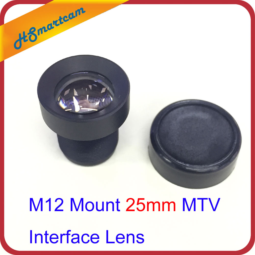 М12 Планината 25мм МТВ Интерфејс Леќи на камерата за видео надзор Безбедносна Камера F2.0 14.6 Степен За AHD CVI WIFI