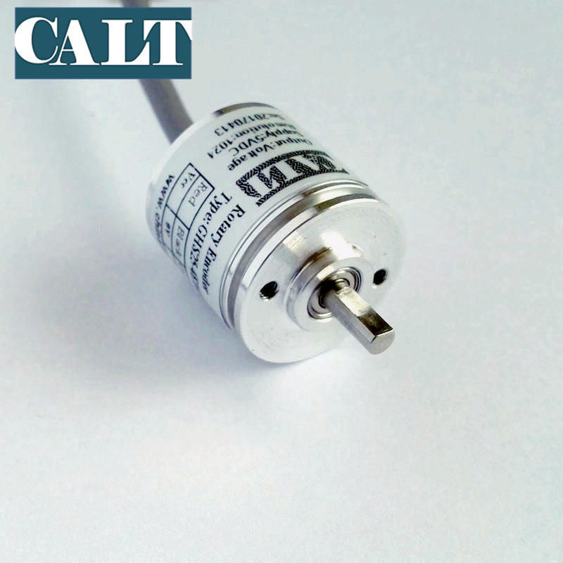 CALT GHS25 мини дигитален оптички ротари енкодер евтини солидна вратило npn излез поединечни агол енкодер бесплатен превозот