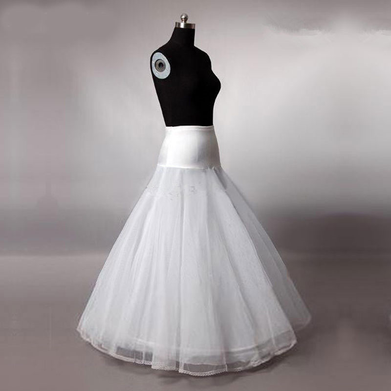 2018 Нови Пристигнува Висок Квалитет Линија Tulle Свадба Булчински Petticoat Underskirt Crinolines за Свадба се