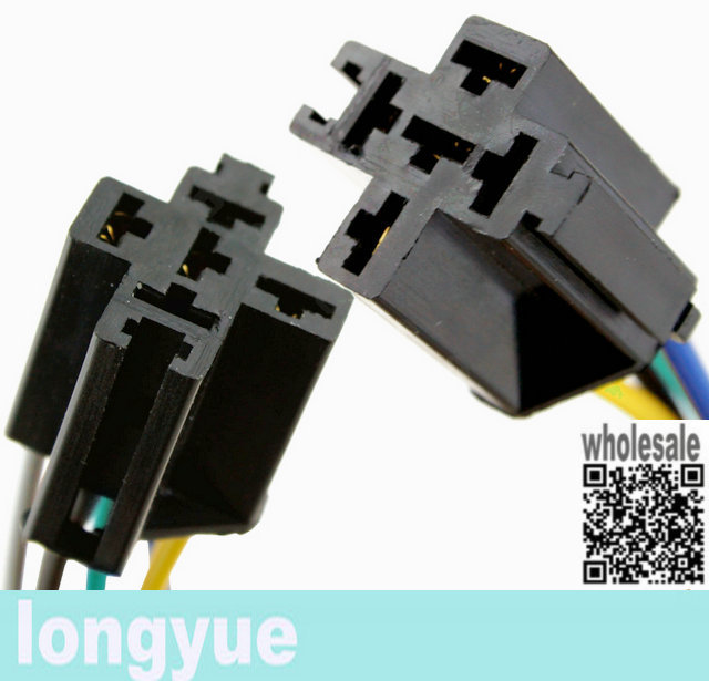 longyue 20pcs Реле Штекер Носителот случај за 12V 40A 4 и 5 Pin Реле 6