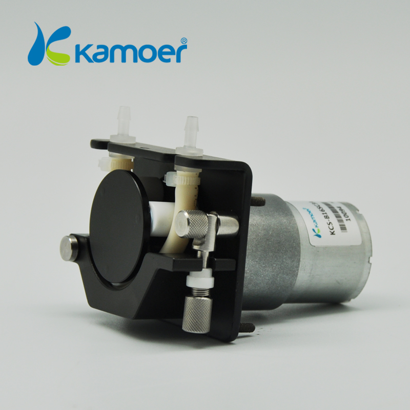 Kamoer KCS мини перисталтиката пумпа 24V електрична пумпа за вода со висок percision перисталтиката дозирање пумпа со 24V dc мотор