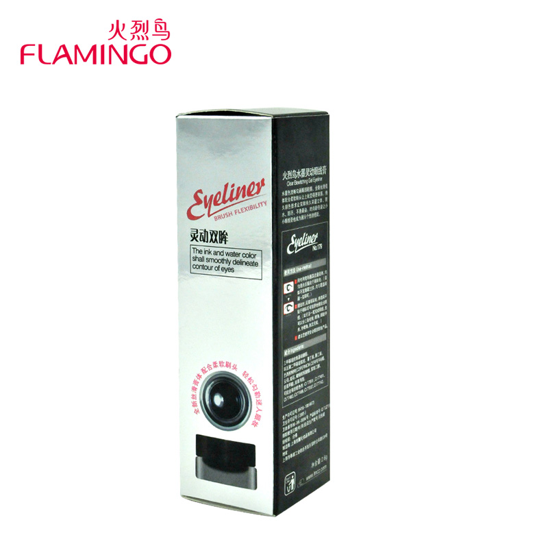Убавината Гел Eyeliner Шминка Фламинго долготрајни мека црна дупка со-доказ Крем Eyeliner водоотпорен eyeliner крем