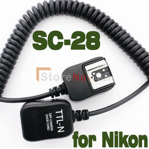 јас-TTL Исклучен БЛИЦ на Камерата sync Кабелот за nikon SB-700 SB-800 SB-900 SC-28 SC-17 3M