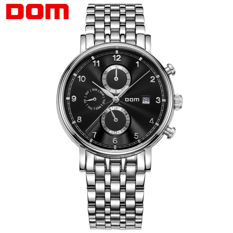 ДОМ Мажите mens часовници врвот бренд на луксузни водоотпорен механички нерѓосувачки челик види Бизнис reloj hombrereloj