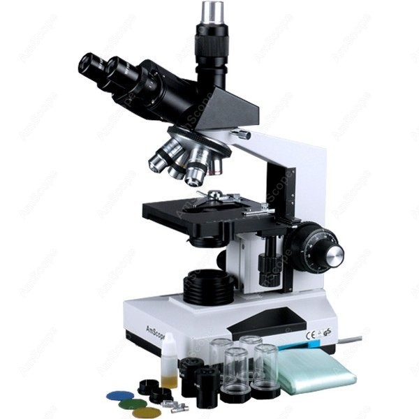40X-2000X Лабораторија на Клиниката Ветеринар Trinocular Микроскоп--AmScope Материјали 40X-2000X Лабораторија на Клиниката Ветеринар Trinocular Микроскоп