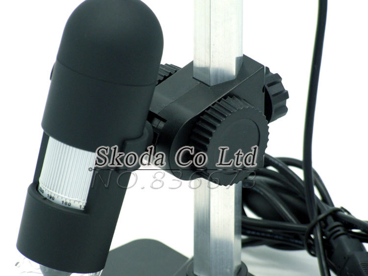 USB дигитални Микроскоп 2MP 200X 8 LED lightPortable Микроскоп Зголемувачот со микроскоп стојат