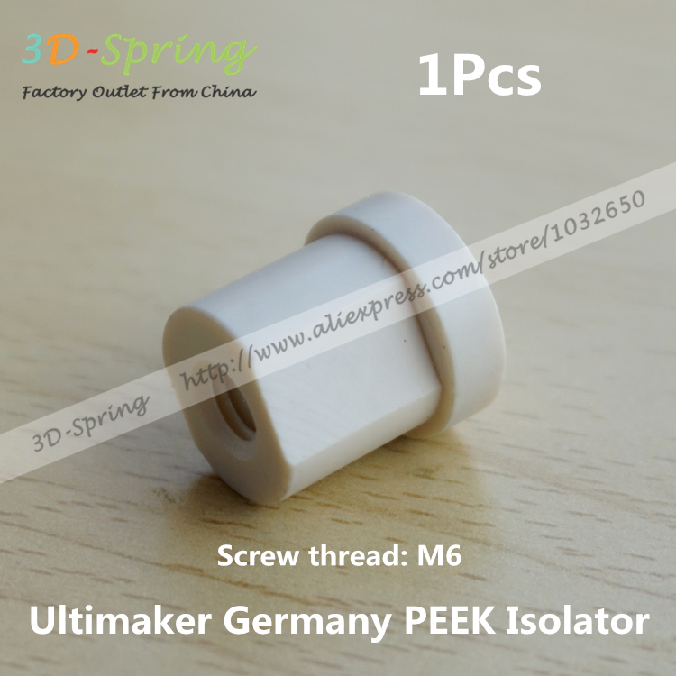 1Pcs Ultimaker Германија ЅИРКААТ Budaschnozzle ЅИРКААТ Isolator v 2.0 Завртка тема M6 Навој Материјал со Висок Квалитет