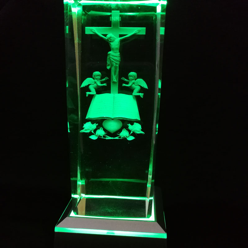 Ангел Исус ласерски Внатре Табела Светилки Неверојатни 3D Ноќта Светлина Бебе спие осветлување Amzing Подароци
