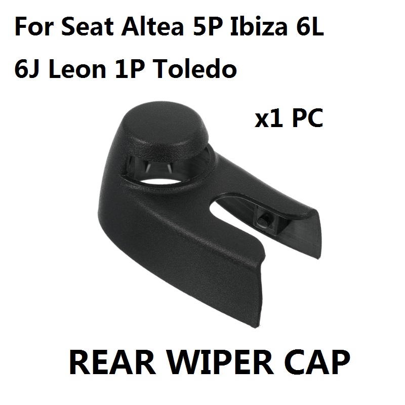 Автомобил Стил Задните Windshild ветробранското стакло Wiper Рака Орев Покрие Капа За Seat Altea 5P Ibiza 6L 6J Леон