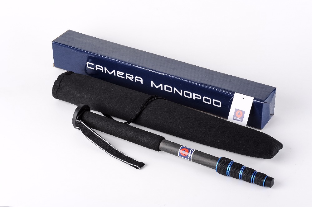 Manbily C-222 C222 Карбонски влакна Камера monopod,преносни професионални dslr фото monopod За Canon Eos Nikon dslr фото