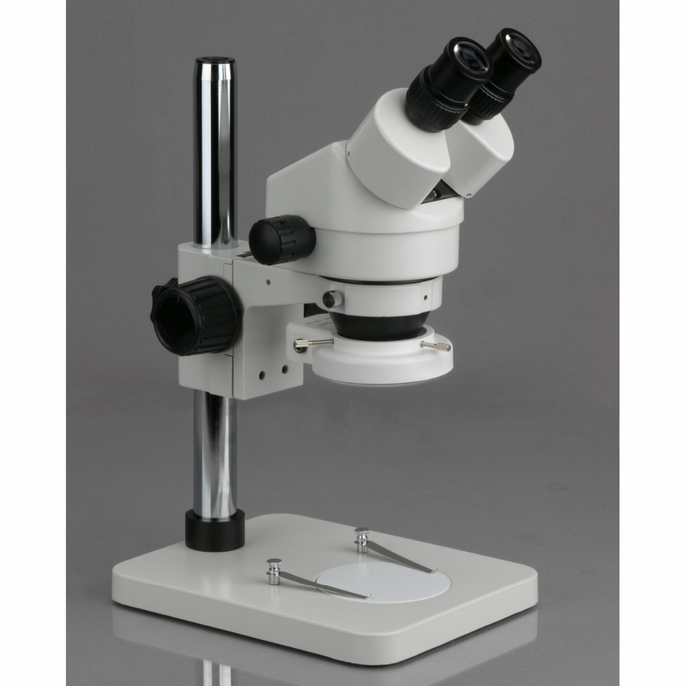 Стерео Trinocular Микроскоп--AmScope Материјали 7X-45X Стерео Trinocular Микроскоп Со 14 Столб Стојат & 64 LED Прстен