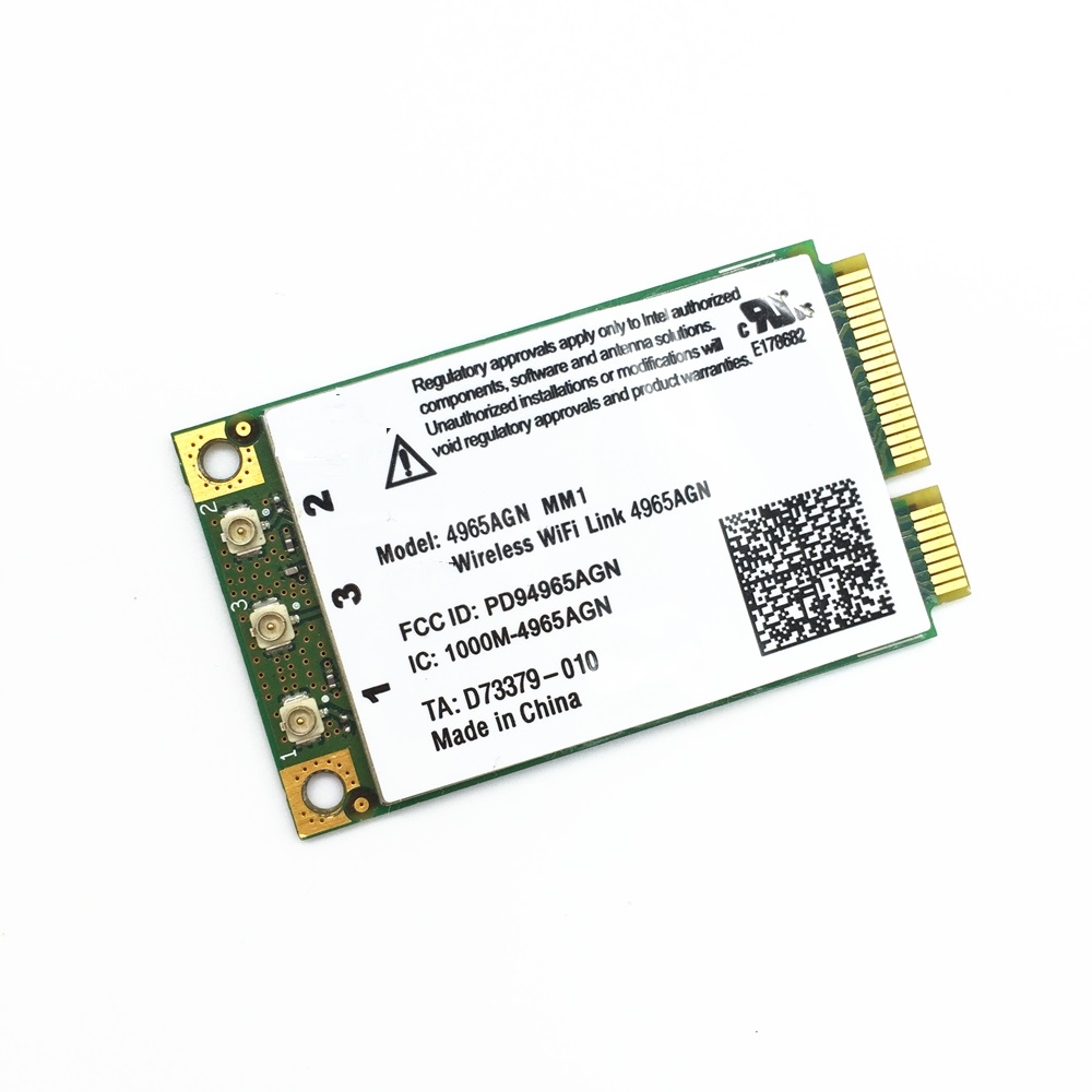 SSEA Картичка за Intel Безжичен WiFi Link 4965AGN Мини PCI-E карта за Dell D420 D430 D520 D530 D620 1530 E1705 1730 E1505