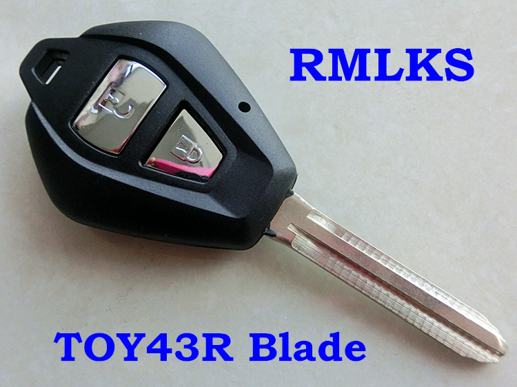 RMLKS Неисечени Празно Копче Сечилото Keyless Копче Случај Школка Одговара За Isuzu D-Max 2 Копче на Далечинскиот Клуч