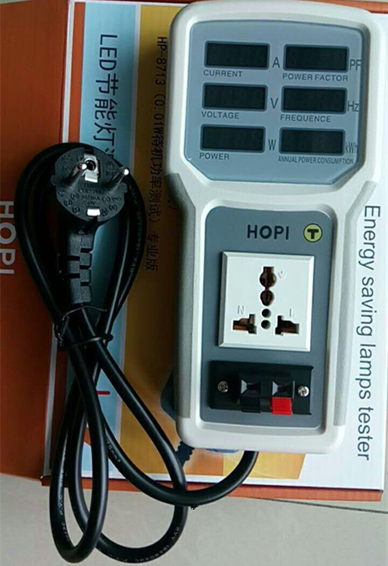 Дигитални Електрична Енергија Енергија Метар Тестер Следи Вати Метар Аналитичар заштеда на енергија светилки тестер HP9800