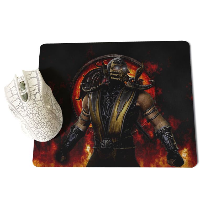 MaiYaCa Mortal Kombat mouse pad гејмер игра душеци Големина за 7.08*8.65 инчен и 9.83*11.4 инчен Игри Mousepads