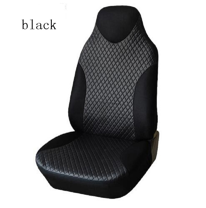 Столче Покрие Универзална Одговара пред седиштето еластична едноставна црна СТП имитира кожа дизајн Пот
