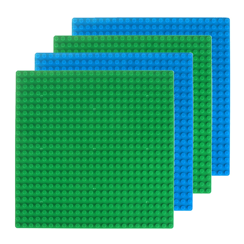 10PCS /Многу Мали Блокови Baseplate 19.2*19.2 cm 24*24 Точки DIY основна Плоча За Дете Образование Компатибилен со Големи Бренд