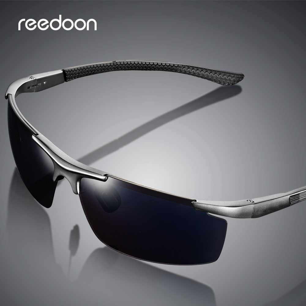 Reedoon Поларизирани очила за сонце HD Леќа UV400 Метална Рамка Сонце Очила Бренд Дизајнер За Мажи Жени Возење Риболов