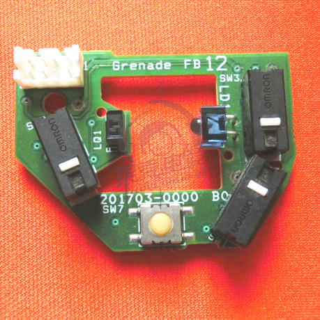 1pc оригинални копчето плоча Коло за Logitech mx500 mx510 MX518 преден панел со промени DG2 T85 микро вклучен