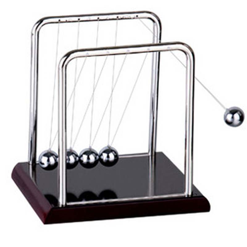 Почетокот На Забавата Развој На Образовни Биро Играчка Подарок Newtons Лулка Челик Рамнотежа Топката Физика Наука Нишалото