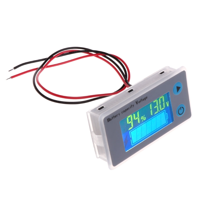 ЈС-C33 10-100V Универзална LCD Автомобил Киселина Доведе Литиум Батерија Капацитет на Индикаторот за Дигитален Voltmeter Тестер на Напон Следи #20/19W