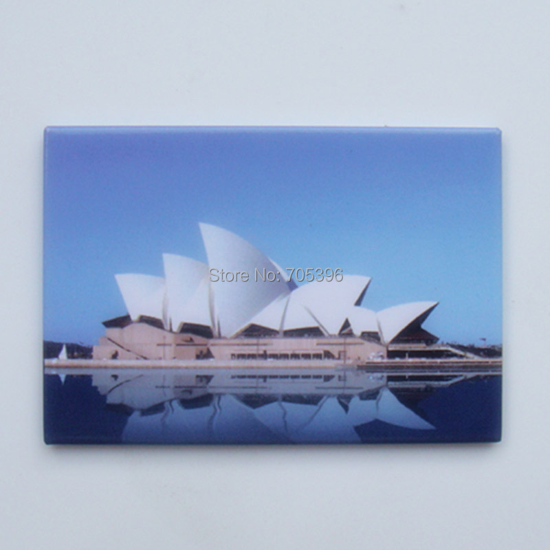 10K Ознаки за земја Магнети , Австралија, Сиднеј Операта Сенце Туристички Метал Фрижидер Магнет SFM5195