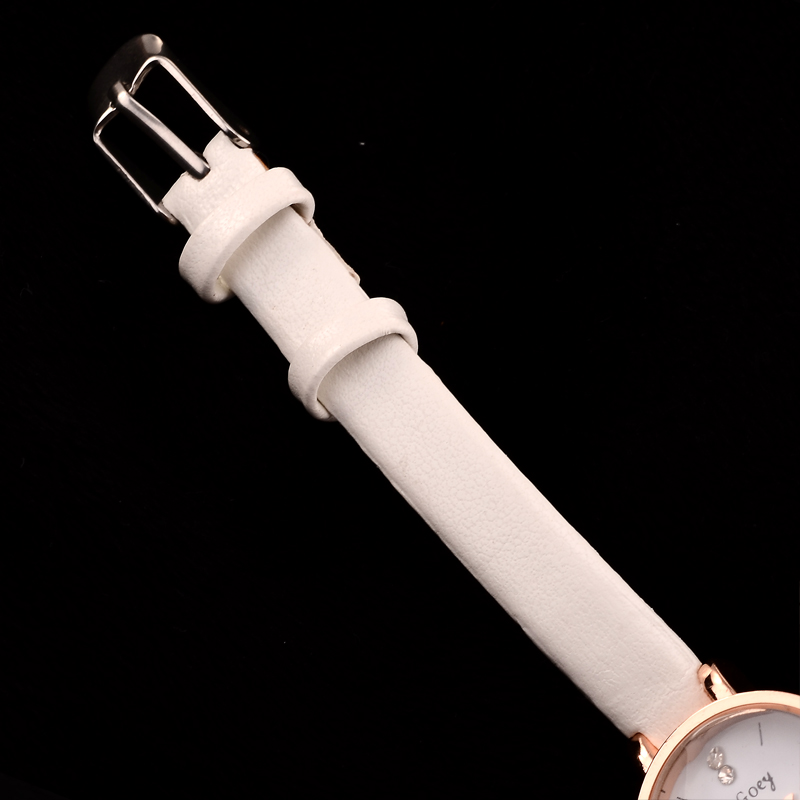 Моден Кожа Види За Gilrs Жените Аналогни Часовници Домот на Повик Големи рачен часовник Часовник Мал круг dial мини Reloje топла продажба
