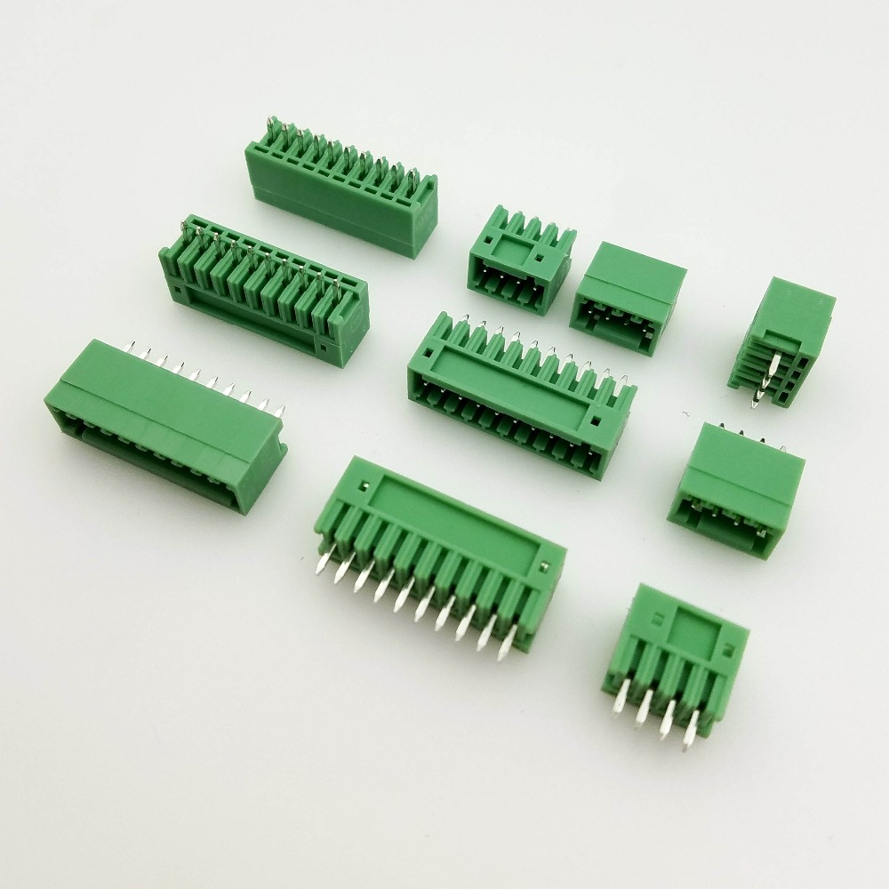 Пролет-завртка тип-слободен жици простор 2,5 mm Напон 125V Тековната 4А-Машки да се Женски Plug Pin pluggable PCB Терминал Блок